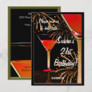 Search for martini 21st birthday invitations Cocktail