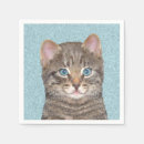 Search for grey cat napkins Cute