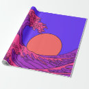 Search for vaporwave wrapping paper Hokusai