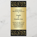 Search for 50th anniversary wedding wedding programs Elegant