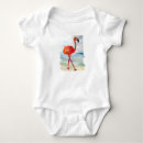 Search for flamingo baby clothes Watercolor