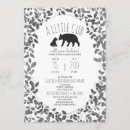 Search for black bear invitations Baby