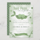 Search for two peas in a pod baby shower invitations Cute