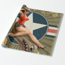 Search for pin up girl wrapping paper Vintage