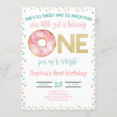 Search for doughnut 1st birthday invitations Girl first birthday