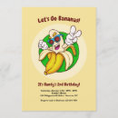 Search for banana birthday invitations Fruit