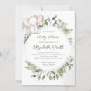 Search for foliage baby shower invitations Greenery