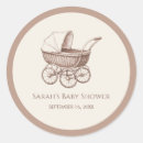 Search for brown stickers Baby shower