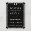 Search for art deco engagement party invitations Modern