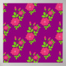 Search for purple flower pattern posters Background