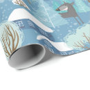 Search for village wrapping paper Blue