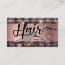 Search for rose business cards Hairstylist