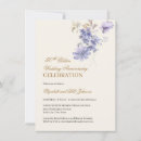 Search for gold 50th wedding anniversary invitations Floral