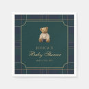 Search for blue and green plaid napkins We can bearly wait