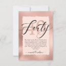 Search for 40th birthday thank you cards Chic