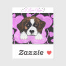 Search for st valentines day stickers Saint bernard