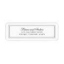 Search for bride return address labels Bride and groom