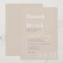 Search for biege invitations Typography