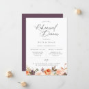 Search for autumn rehearsal dinner invitations Boho