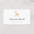 Search for llama business cards Babysitter