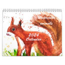 Search for cute animal calendars Illustration