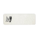 Search for cairn terrier return address labels Animal