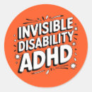 Search for invisible disability stickers Adhd
