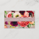 Search for watercolor flowers business cards Pretty