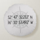Search for latitude and longitude cushions Nautical