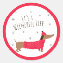 Search for dachshund christmas stickers Winter