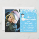 Search for snowman invitations Winter onederland
