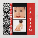 Search for red christening invitations Boy