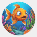 Search for fishing cartoon stickers Animal