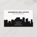 Search for city skyline business cards Real estate