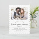 Search for 1st anniversary invitations Typography