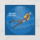 Search for diving business cards Diver