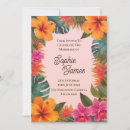 Search for pink and orange wedding invitations Tropical