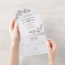 Search for red gray wedding invitations Chic