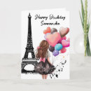 Search for romantic birthday cards Eiffel tower