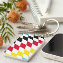 Search for blue and yellow key rings For him