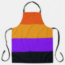 Search for purple striped aprons Black