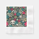 Search for vintage halloween napkins Sugar skull
