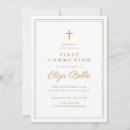 Search for gold cross first communion invitations Script