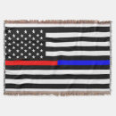 Search for thin blue line blankets Flag