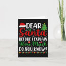 Search for dear santa i can explain cards Kids