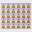 Search for numbers wrapping paper Happy birthday