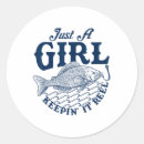 Search for fishing girl stickers Bass