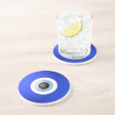 Search for evil eye coasters Blue