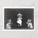 Search for jumping postcards Cat
