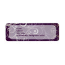 Search for purple damask return address labels Lace